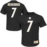 Ben Roethlisberger Pittsburgh Steelers # 7 NFLメンズeligible Receiver II Player Tシャツブラック L