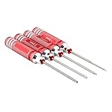 7pcsメタル六角六角スクリュードライバー1.5 mm-5.5 mm for RCヘリコプター平面車(ブルー) 4RRZ140016HVX555014