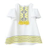 Evelin LEE DRESS ベビー・ガールズ US サイズ: 3-4 Years カラー: ホワイト