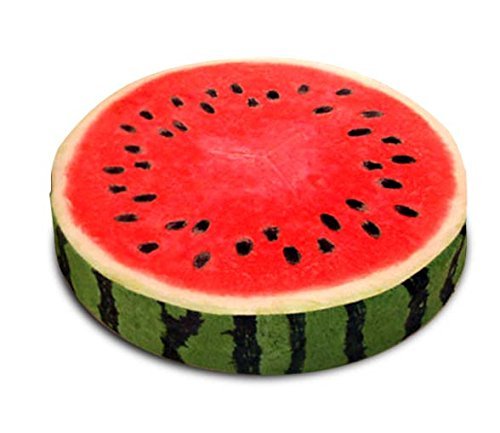 【さわやか 果実の クッション】 座布団 果物語 フルーツ デザイン おしゃれ雑貨 インテリア 【スイカ】