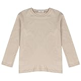 [韓国子供服] ハイクオリティ 長袖Tシャツ [キッズ] (120cm, ベージュ) [並行輸入品]