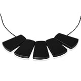 Lil' Jumbl Baby Teething Necklace | Organic Food Grade Silicone | BPA-Free (Black) [並行輸入品]