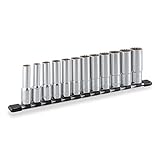トネ(TONE) ディープソケットセット(12角・ホルダー付) HDL412 差込角12.7mm 内容12点