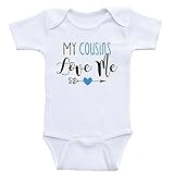 Cousins赤ちゃん服" My Cousins Love Me」かわいいOne Pieceベビーシャツ