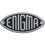 ワッペン屋Dongri ベルクロワッペン マジックテープ ドイツ 暗号機 Enigma エニグマ 刺繍 サバゲー パッチ ミリタリー A0179