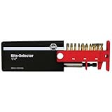 Wiha 71094 Bit Selector with Dura Insert 1/4-Inch Bits for Slotted, Phillips and Torx Sizes by Wiha
