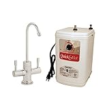 Westbrass D2051H-07 2-Handle Hot Water Dispenser Faucet in Satin Nickel with Hot Water Tank [並行輸入品]