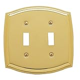 Baldwin – Colonial 2 Toggle壁プレート – Polished Brass – Polished Brass