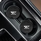 ヴェルファイア 適用 車 ドリンクホルダー コースター 断熱 ヴェルファイア 20系 30系 40系 対応 車用 コップマット 騒音軽減 ドリンクホルダーを保護 防水防汚 滑り止め 振動防止 耐久性良い カーアクセサリー 内装パーツ 2枚セット(ヴェルファイア 適用,ブラック)