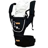 Cuby ベビーキャリア スタンダード 抱っこ紐 前抱きタイプ 後抱きタイプ ( 3ヶ月から3歳まで )2017最新型 (ブラック 2)