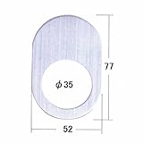 エスカッション（化粧版）　SS-80　化粧板　材質：ステンレス　板厚：2.0　入数：1・10