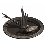 Whitehall製品Loon Sundial Birdbath、銅Verdi