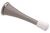 The Hillman Group 852350 3-Inch Spring Door Stop Broad Base, Satin Nickel [並行輸入品]