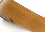Peel & Stick Border Sticker Walnut Wood Pattern Contact Paper Self-adhesive Removable Border Roll KW