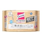 クイックルワイパー 立体吸着ウエットシート 無添加タイプ ２４枚入