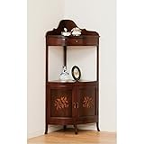 インテリア 家具 便利 おしゃれ コーナーラック 【マルシェ】 木製 引き出し収納/扉付き 【完成品】