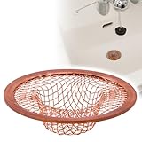 コモライフ 銅製の洗面台ゴミ受け 洗面台 排水口 ゴミ受け 銅 洗面所 抗菌効果 ヌメリ におい 汚れ 落下 対策