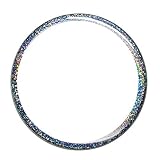 無地缶バッジ 【白（ラメあり）】 特大サイズ（76mm） 安全ピンタイプ