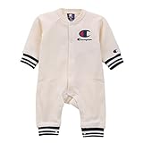 (チャンピオン)Champion ベビー 長袖ロンパース(IV-アイボリー、90)
