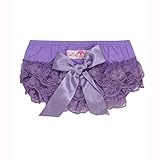 RuffleButts【ラッフルバッツ】 ラベンダー　レース　ブルマ　6-12ヶ月 [並行輸入品]