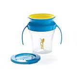 Wow Baby Wow Cup 360 Spill Free Training Cup - Blue/Yellow - 7 oz by Wow Baby [並行輸入品]