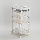 自由組立エステワゴン 4段 ( 4-Ｈ ) ( 23111+23112+23113+23113+23113 ) [ エステワゴン ネイルワゴン キッチンワゴン マルチワゴン サイドワゴン キャスター付き 収納 業務用 サロン ワゴン ラック