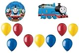loonballoonトーマスTheタンクトレインエンジン11 pce誕生日パーティーマイラー&ラテックスバルーンセット