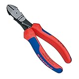 クニペックス KNIPEX 7412-160 バネ付強力型斜ニッパー (SB)