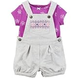 Carter's(カーターズ) 2ピーストップ&ショートオールセット グレー 上下セット 18ヶ月【並行輸入】
