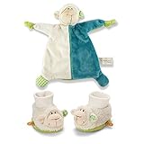 Plush Lamb Blanket and Rattling Baby Booties [並行輸入品]