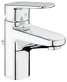 グローエ(GROHE) EUROPLUS ユーロプラス シングルレバー洗面混合栓 吐水口引出タイプ(引棒付)Sサイズ (コールドスタート仕様) 23418002 (グローエジャパン公式・ 日本規格適合