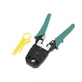 DealMux 7.9ロング緑色のハンドル8P8C 6P6C 4P4C RJ45 RJ12 RJ11圧着ペンチツール