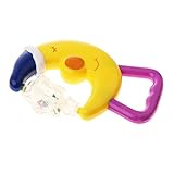 Baoblaze 全３種類 がらがら ベビー おもちゃん ラトル 歯がため 耐熱性材料 消毒可能 ギフト - クレセント