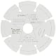 E-Value ダイヤモンドカッター セグメントタイプ コンクリート・ブロック・レンガ用 外径105mm EDW-30