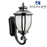 玄関照明 玄関 照明 LED 門柱灯 門灯 屋外 KIC-9041BKLD KICHLER キチラー ブラケット E26 LED電球