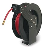 Legacy L8611 Heavy-Duty Retractable Air Hose Reel-with 3/8-Inch by 50-Rubber Hose [並行輸入品]