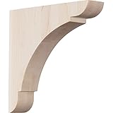 Ekena Millwork BKTW01X08X08OLCH 1 3/4W x 8D x 8H Medium Olympic Wood Bracket, Cherry by Ekena Millwo