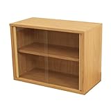 ラック 組み合わせ自由 収納棚 アプリコット アッパーガラス棚（小） AP-U1 幅60cm 上台 ガラス ユニット