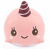 かわいい　鯨　スクイーズ おもちゃ ストレス解消　集中力を高め　減圧　知育おもちゃ 子供/大人用 　おもちゃ　 プレゼント (　鯨　, 　ピンク　)