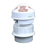 Oatey 39254 6 DFU Air Admittanceバルブwith 1 – 1 / 2インチ – 2インチPVCスケジュール40、ストレートアダプタ、ホワイト