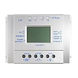 Y&H 80A ソーラーチャージコントローラー12V/24V　液晶充電コントローラー　パネル バッテリレギュレータ　過負荷保護　自動温度補償　USB 5v 出力【MPPT対応】