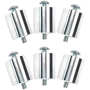 車用ルーフキャリアバー イレクターパイプ取り付け用 アタッチメント Φ27.5mm(六個セット)