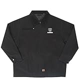 NFL Oakland Raiders Tradesmanキャンバスキルト裏地ジャケット、ブラック、Xラージ