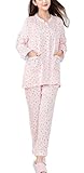 epmamiレディース用夏授乳パジャマ授乳マタニティ授乳Sleepwear Set US サイズ: S カラー: ピンク