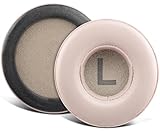 SOULWIT イヤーパッド イヤークッション for Sennheiser HD25/HD25 Light(Lite)/HD25 Plus/HD25 Special Edition/HMD25/HME25/HMEC25/HD250BT 用 交換 パッド ヘッドパッド 柔らかいプロテインレザー イヤーカップ 高密度フォーム 耳当て - ホワイト