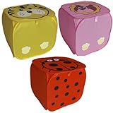 Childrens Animal Theme Pop Up Storage Basket (Red) by Beautiful Beginnings