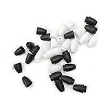 Break Away Clasps Silicone Teething Necklaces Set of 100pc 2 Colors Black White Safety Clasp by LOVE
