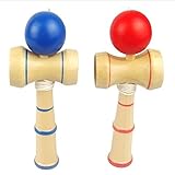 Be Style けん玉 フリースタイル 練習用 KENDAMA 木のおもちゃ おしゃれでスタイリッシュに 技 成功率UP プレゼントにも (青)