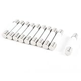 ヒューズ，SODIAL(R)10ｘ250V 5A　6 x 30 mm　円筒形　セラミック　ヒューズリンク