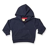 Larkwood Toddler/Baby Hooded Sweatshirt / Hoodie (12-18) (Navy) by Larkwood